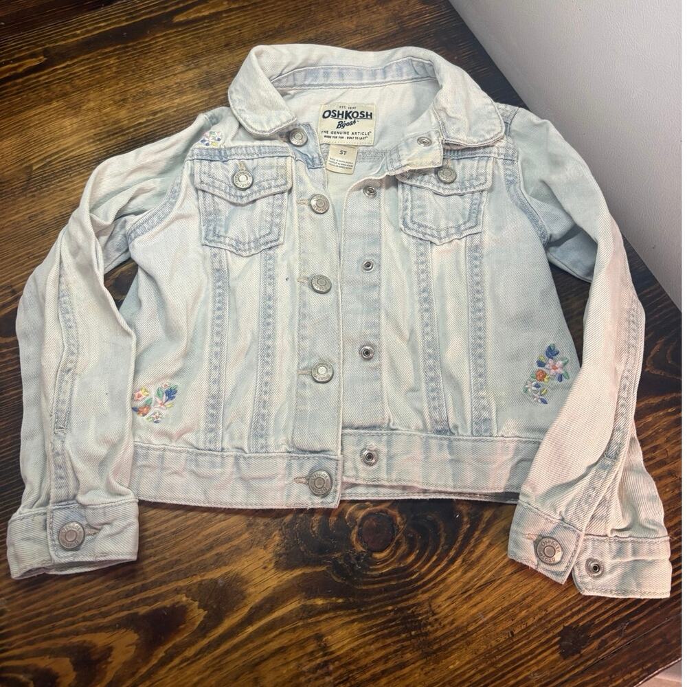 Osh kosh jean jacket size 5T